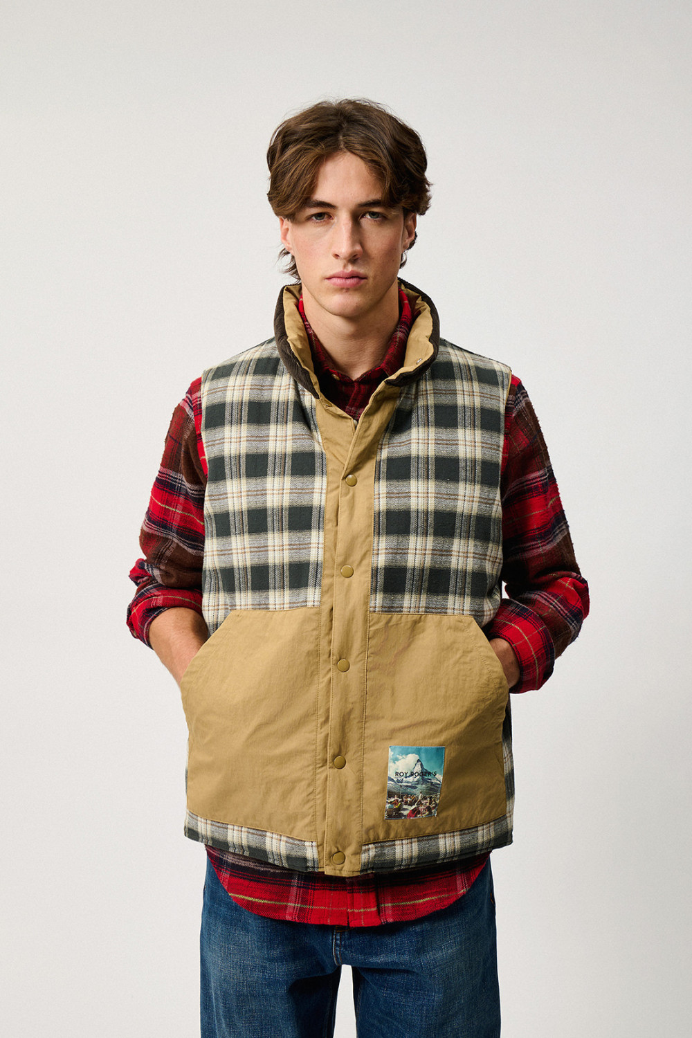 ROY ROGERS: DOUBLE-FACE PADDED VEST