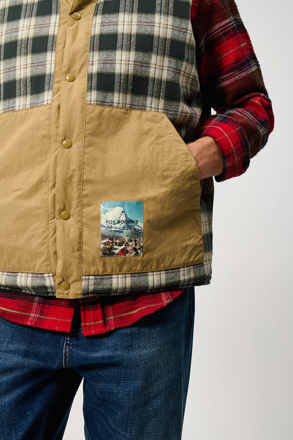 ROY ROGERS: DOUBLE-FACE PADDED VEST