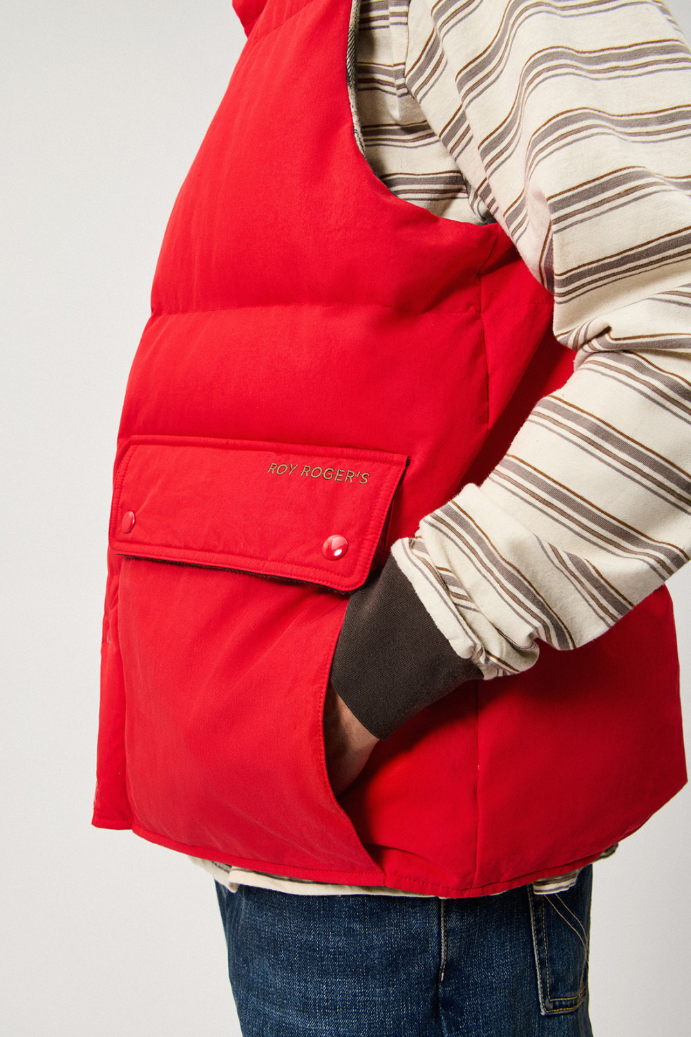 ROY ROGERS: DOUBLE-FACE PADDED VEST