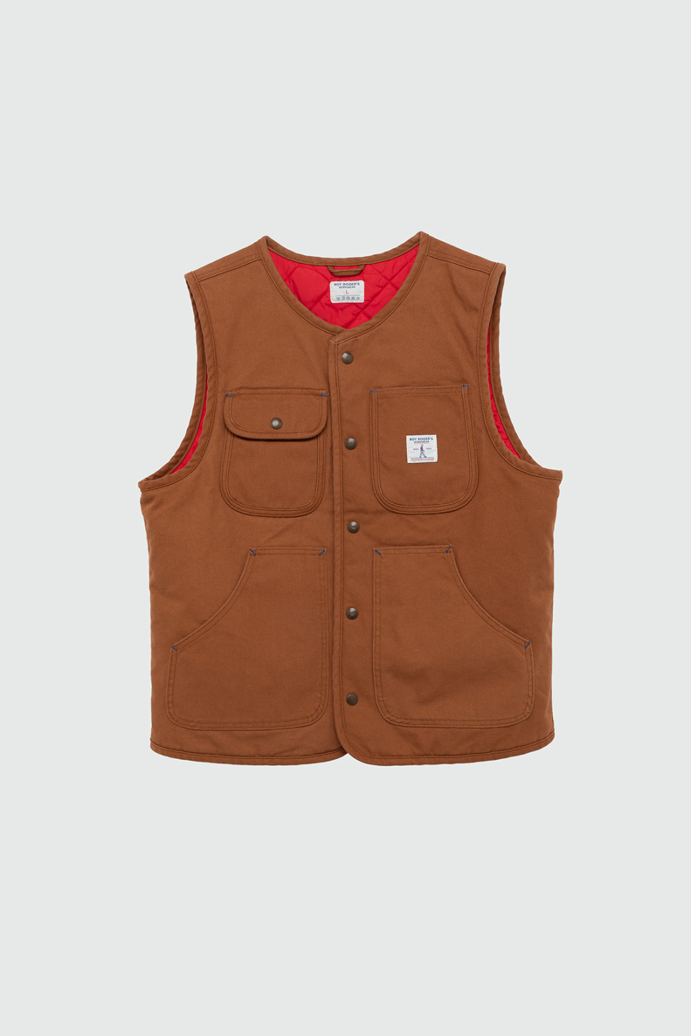 ROY ROGERS: GILET IN CANVAS