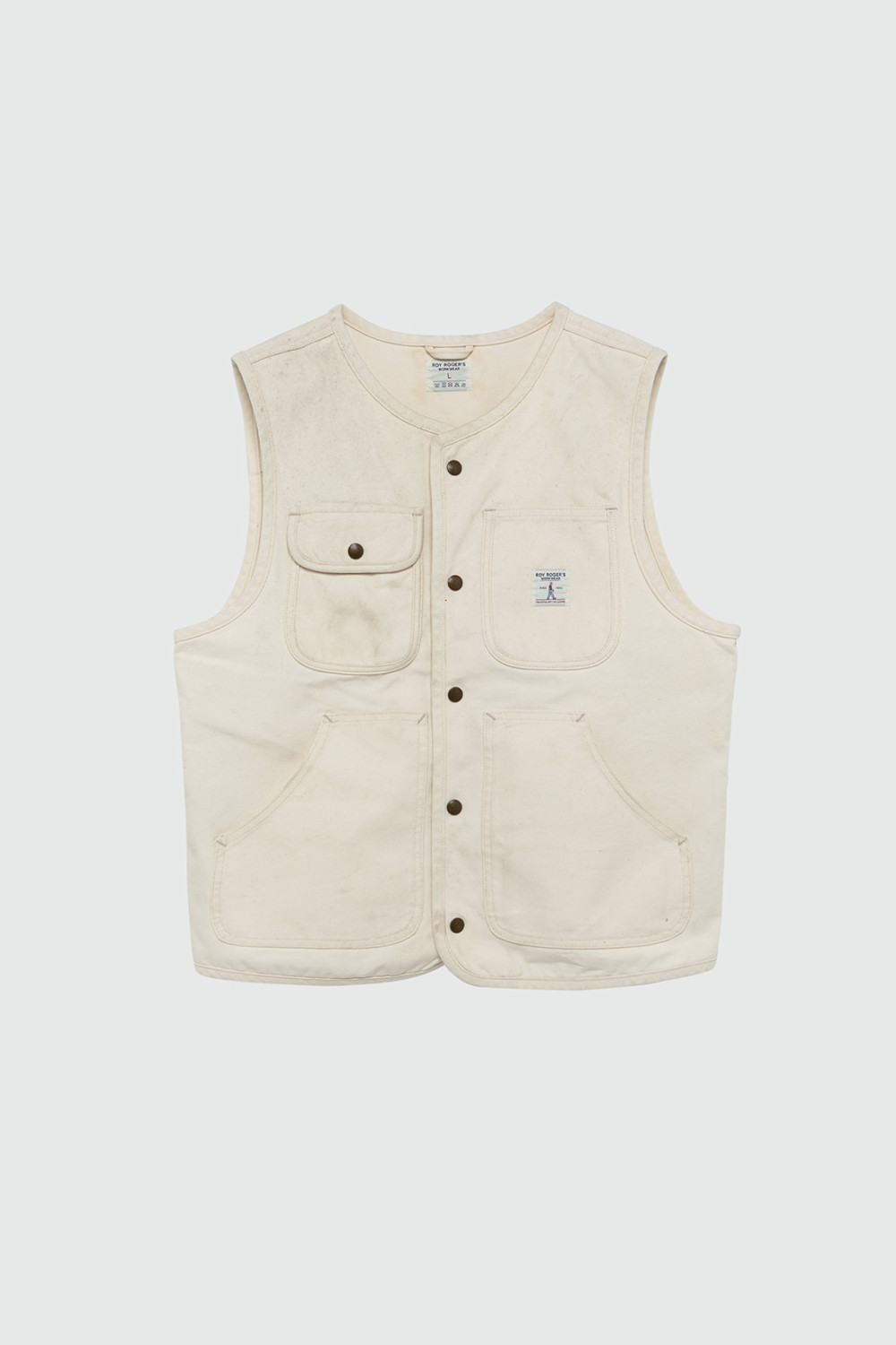 ROY ROGERS: GILET IN CANVAS