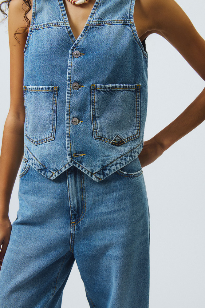 GILET IN DENIM OCEAN