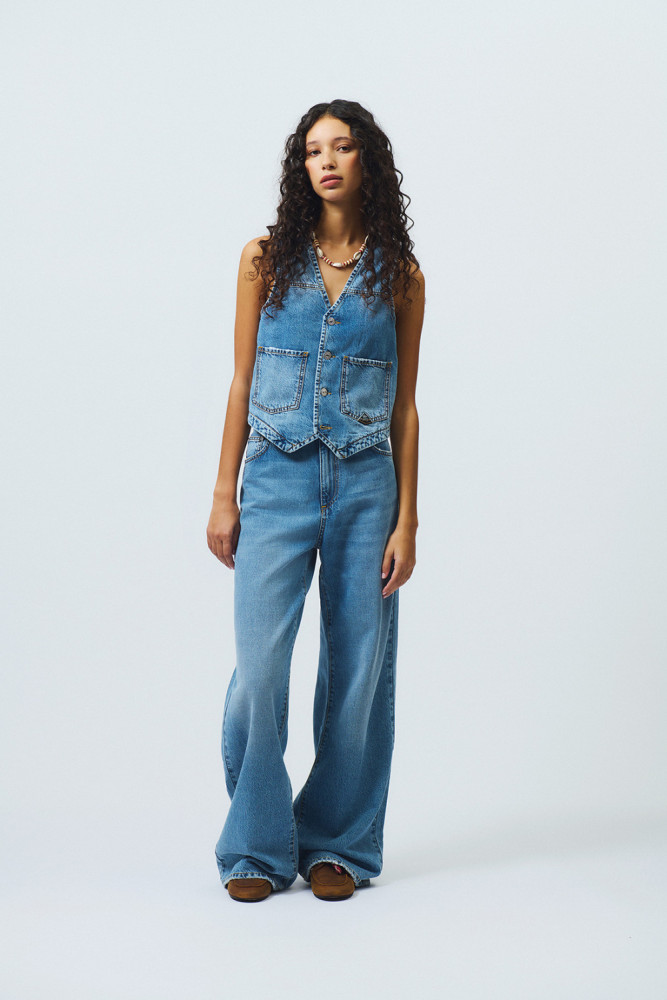 GILET IN DENIM OCEAN