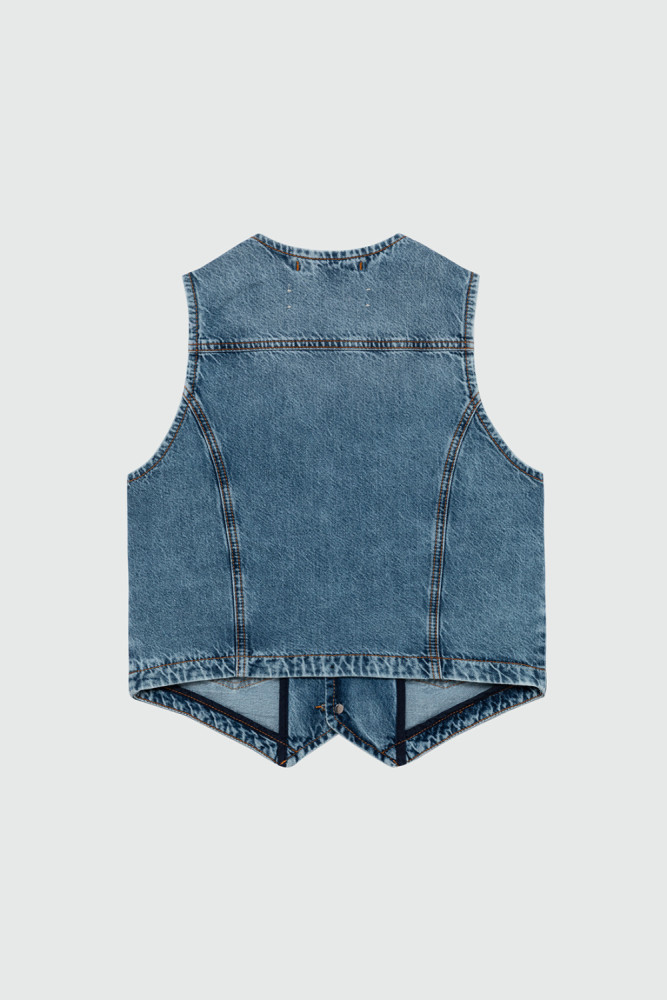 GILET IN DENIM OCEAN