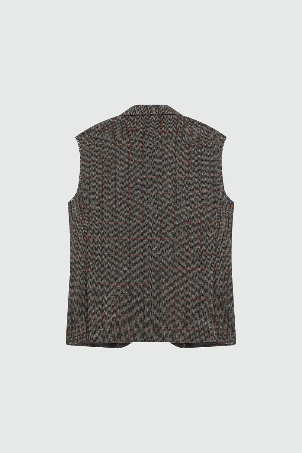 ROY ROGERS: GILET IN LANA A SPINA DI PESCE