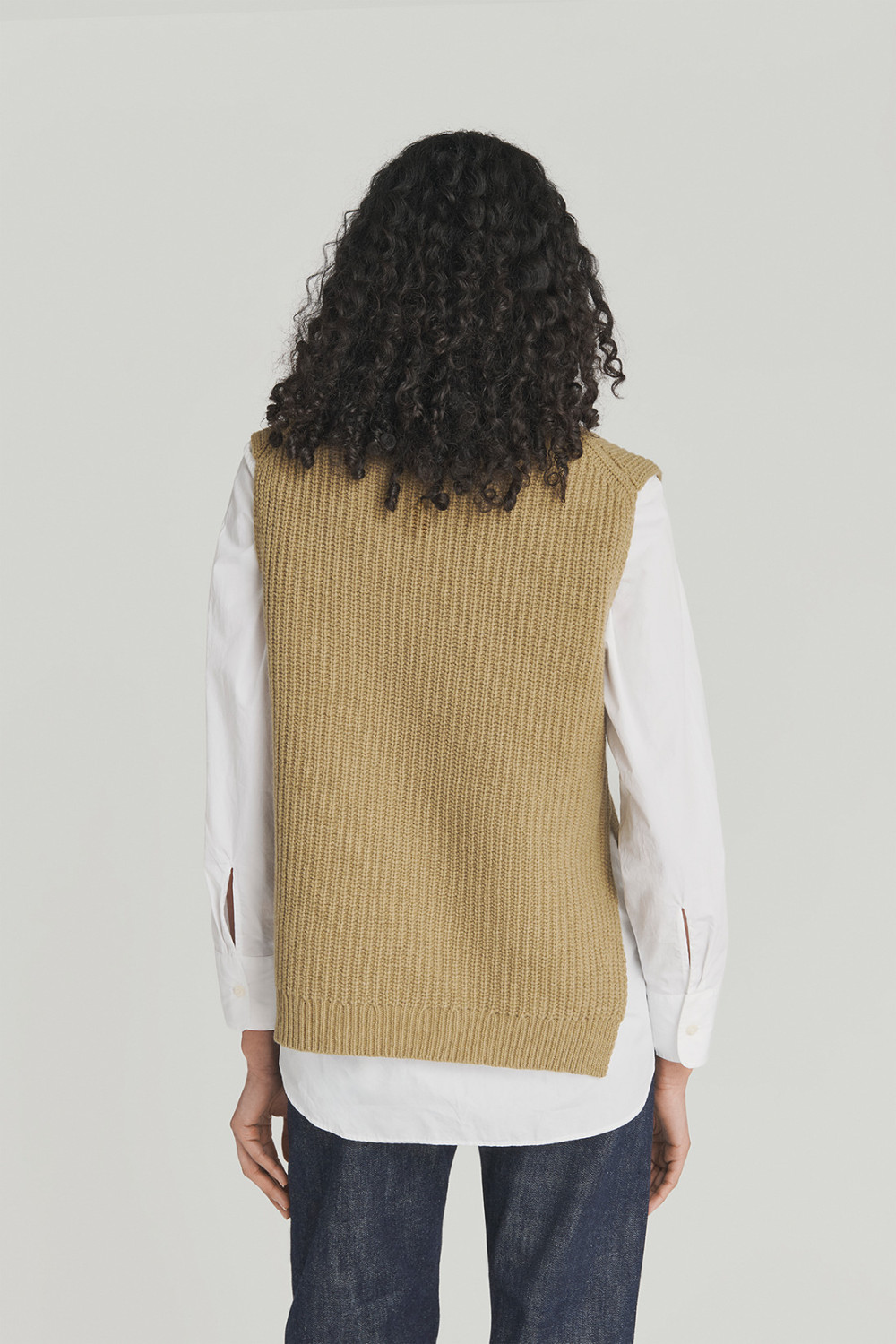 ROY ROGERS: GILET IN MISTO LANA