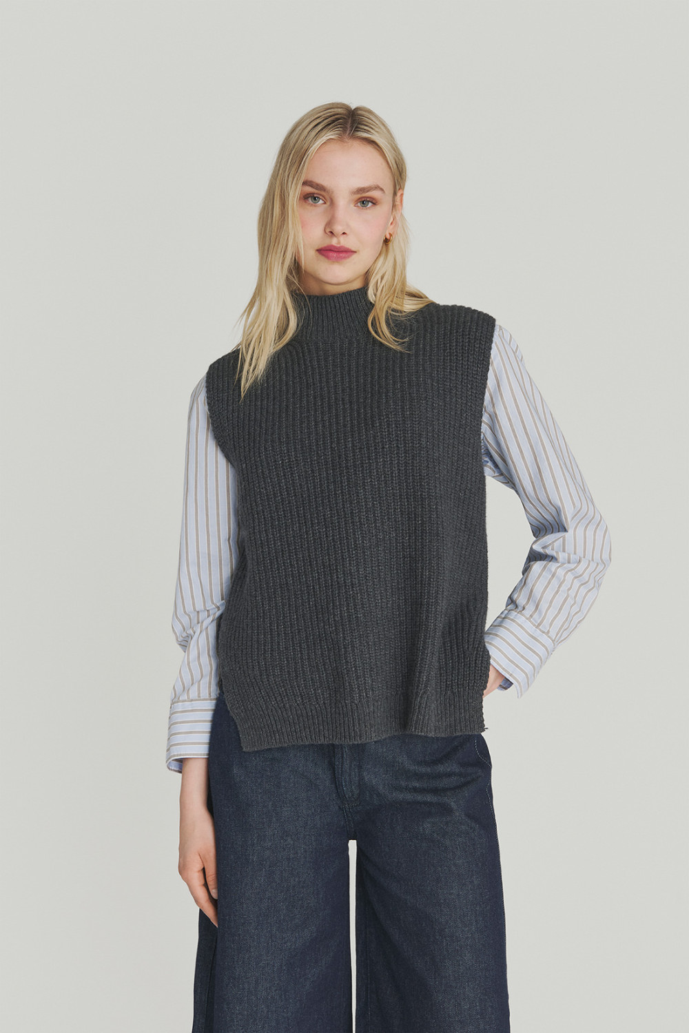ROY ROGERS: GILET IN MISTO LANA