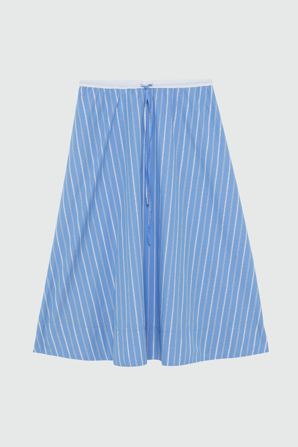 ROY ROGERS: CAPRI SKIRT IN STRIPED POPLIN