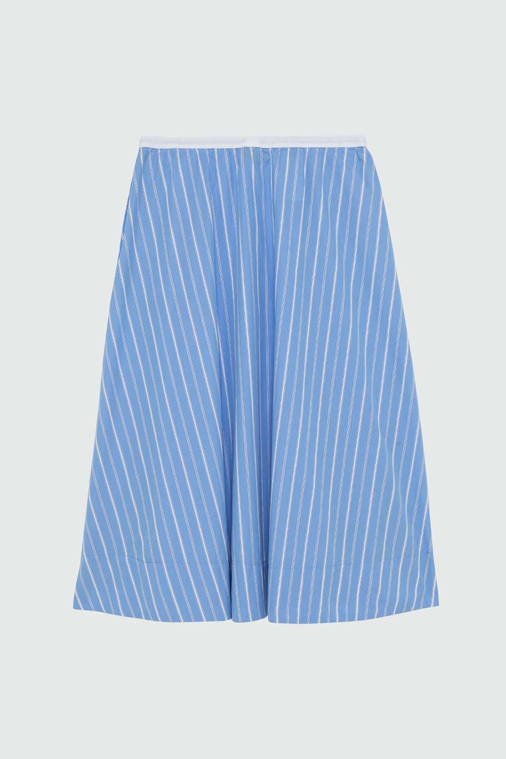 ROY ROGERS: CAPRI SKIRT IN STRIPED POPLIN