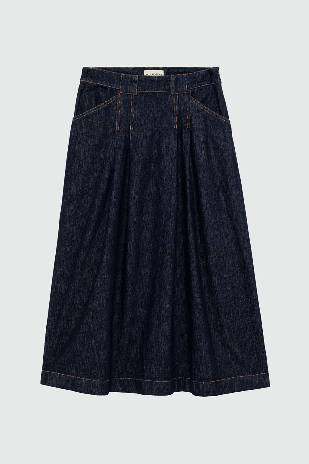 ROY ROGERS: CINDY SKIRT IN LIGHT RINSE DENIM