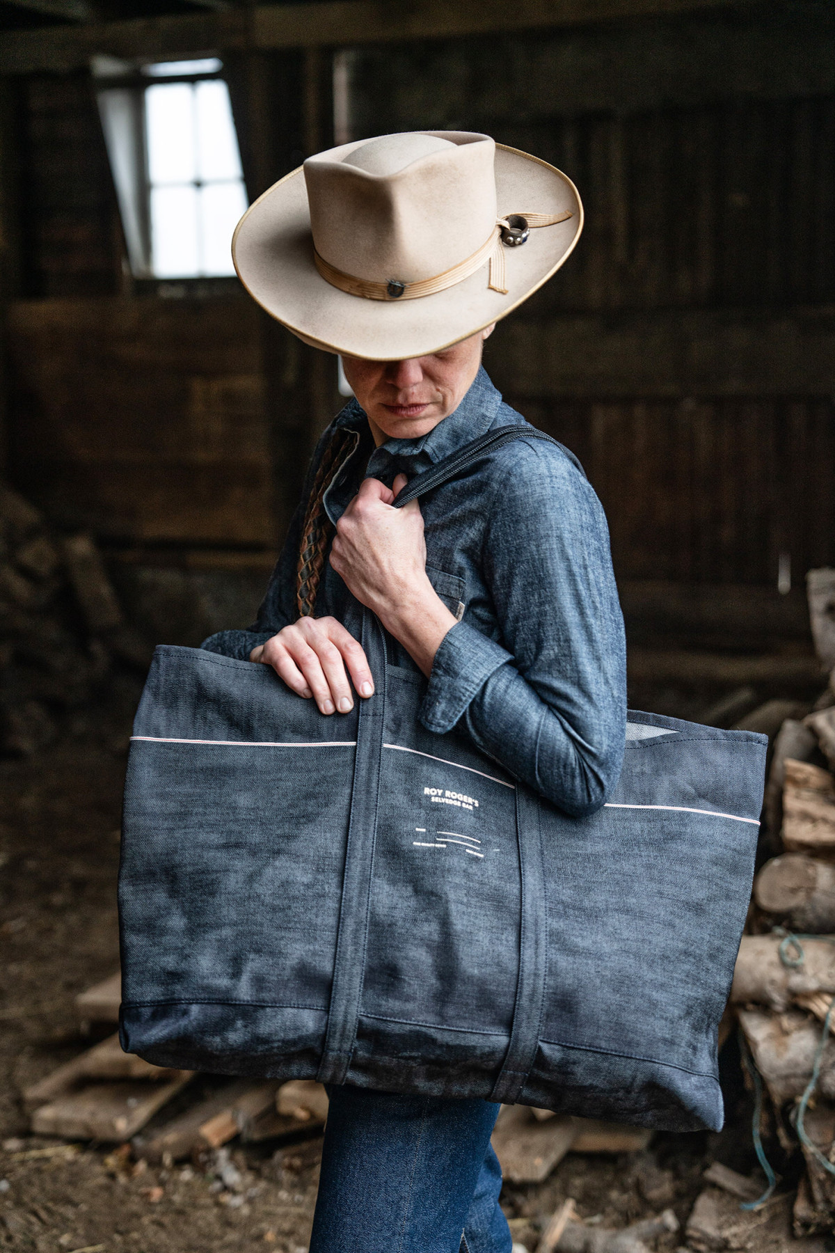 Icon Tote Bag Jap Selvedge Denim Raw