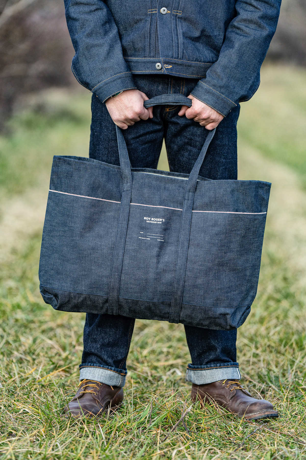 Icon Tote Bag Jap Selvedge Denim Raw