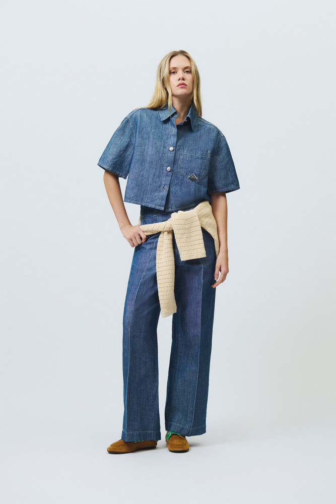 CATALINA JEANS IN RINSE CHAMBRAY