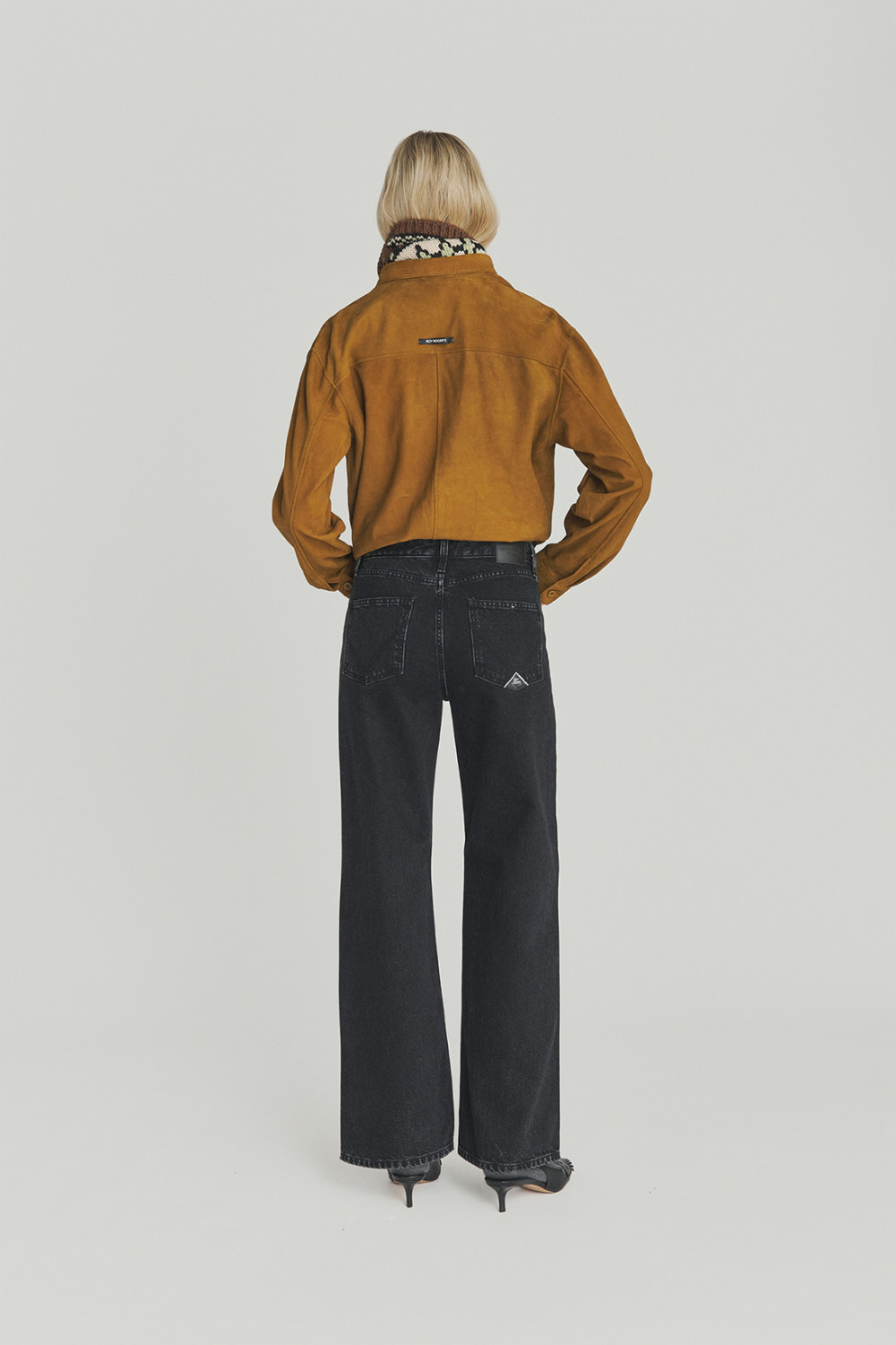 ROY ROGERS: SUPER WIDE JEANS BLACK STORY