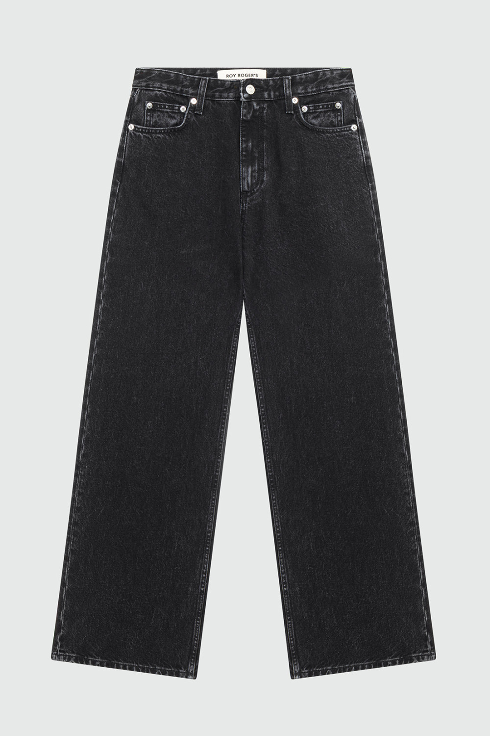 ROY ROGERS: SUPER WIDE JEANS BLACK STORY
