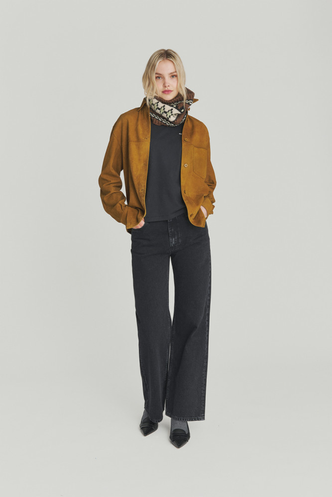 SUPER WIDE JEANS BLACK STORY