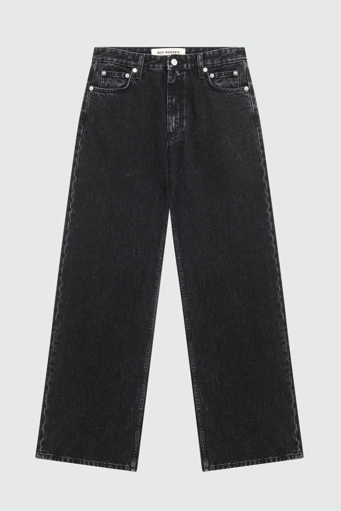 SUPER WIDE JEANS BLACK STORY