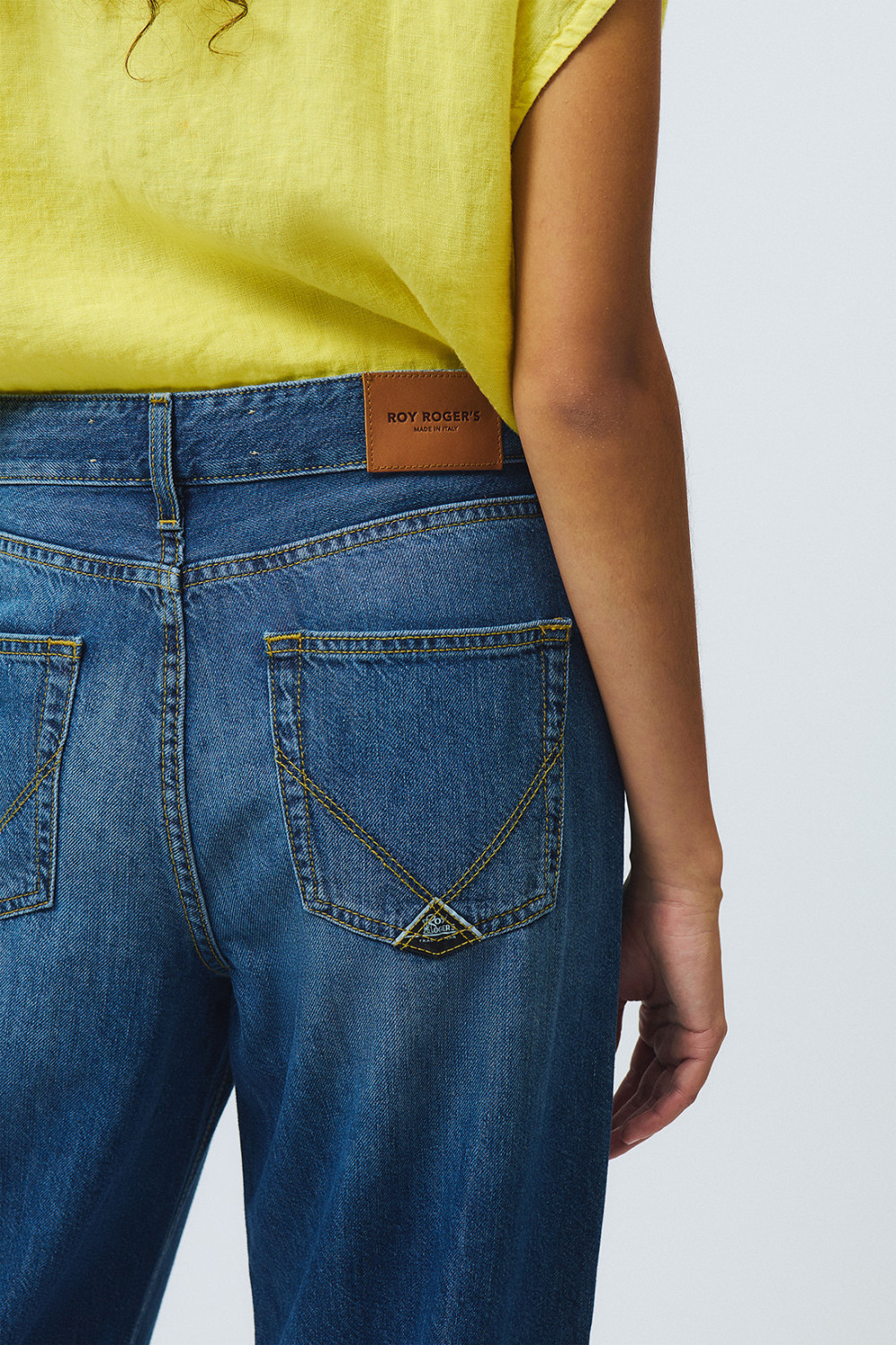 ROY ROGERS: SUPER WIDE FLOWER POWER JEANS