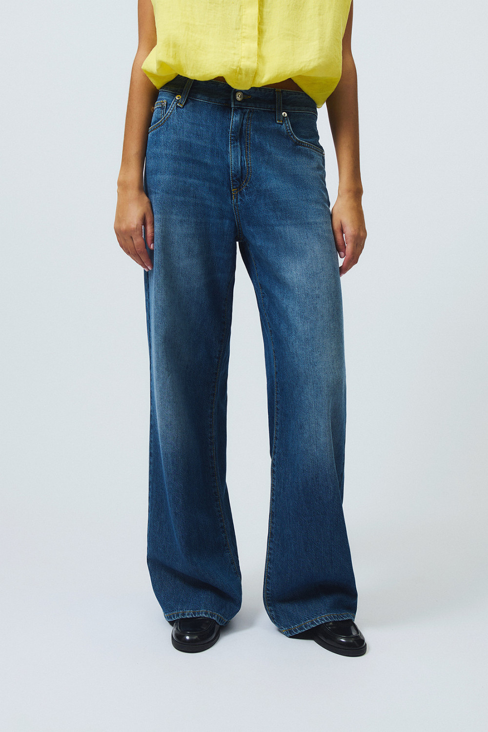 ROY ROGERS: SUPER WIDE FLOWER POWER JEANS
