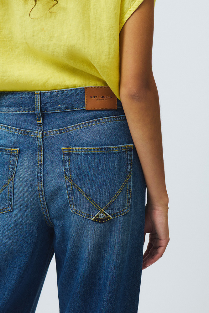 SUPER WIDE FLOWER POWER JEANS