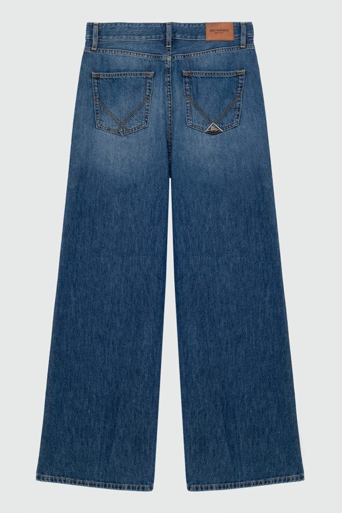 SUPER WIDE FLOWER POWER JEANS