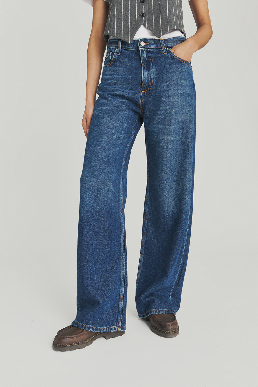 ROY ROGERS: JEANS SUPER WIDE GATES