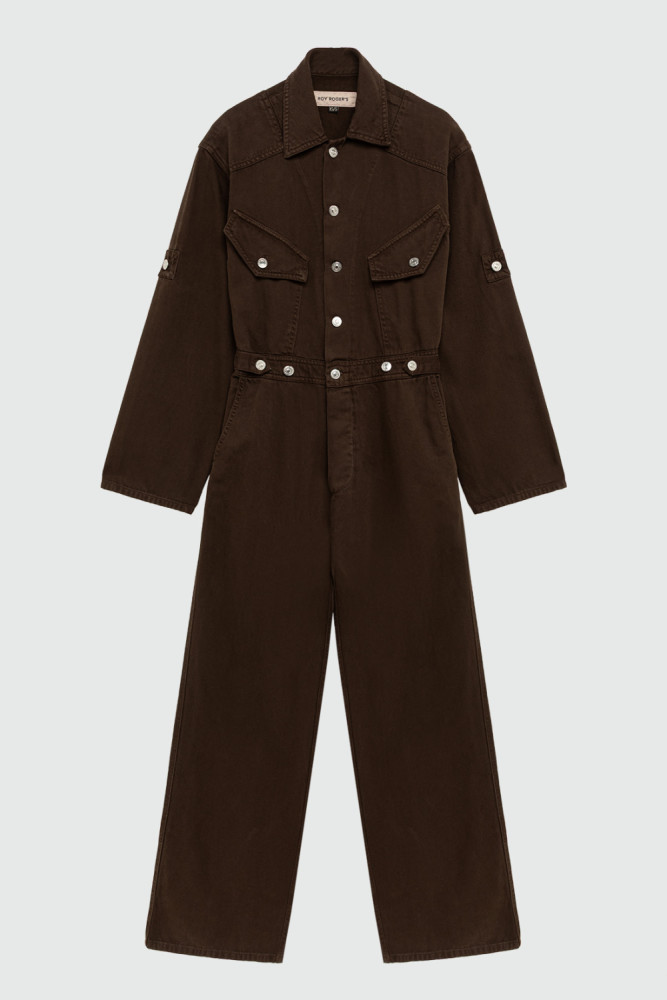 UTILITY JUMPSUIT IN CANVAS
