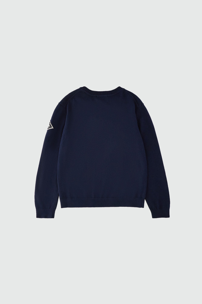 MAGLIA GIROCOLLO IN COTONE
