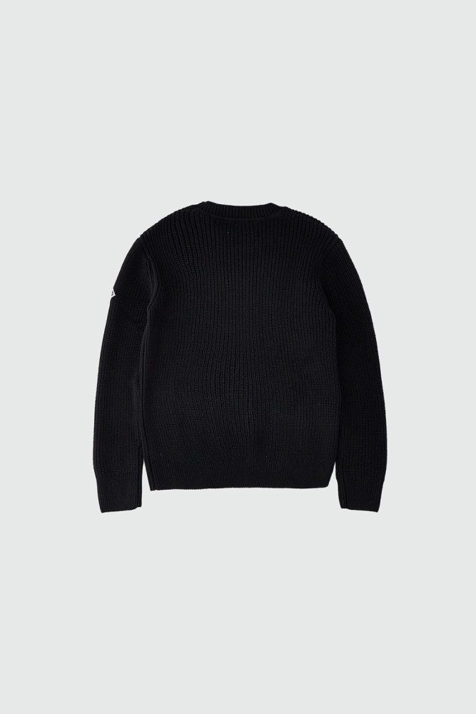 MAGLIA GIROCOLLO IN COTONE E LANA