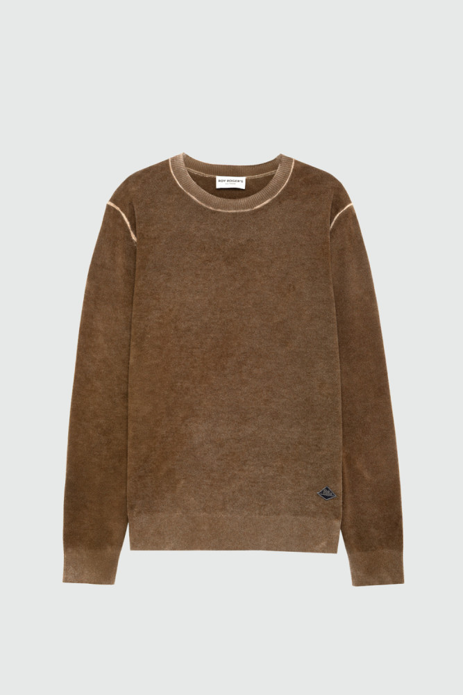 CREW NECK SWEATER IN WOOL 