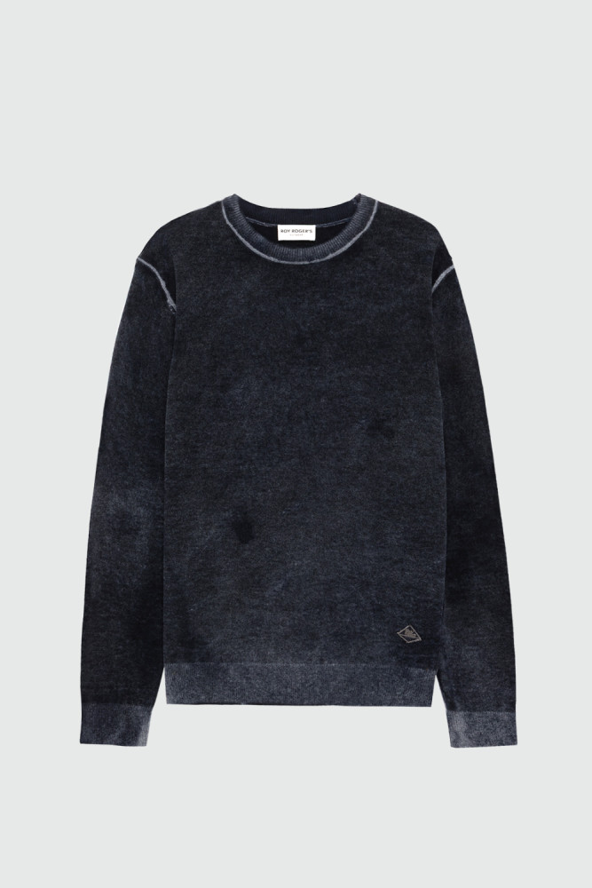 CREW NECK SWEATER IN WOOL 