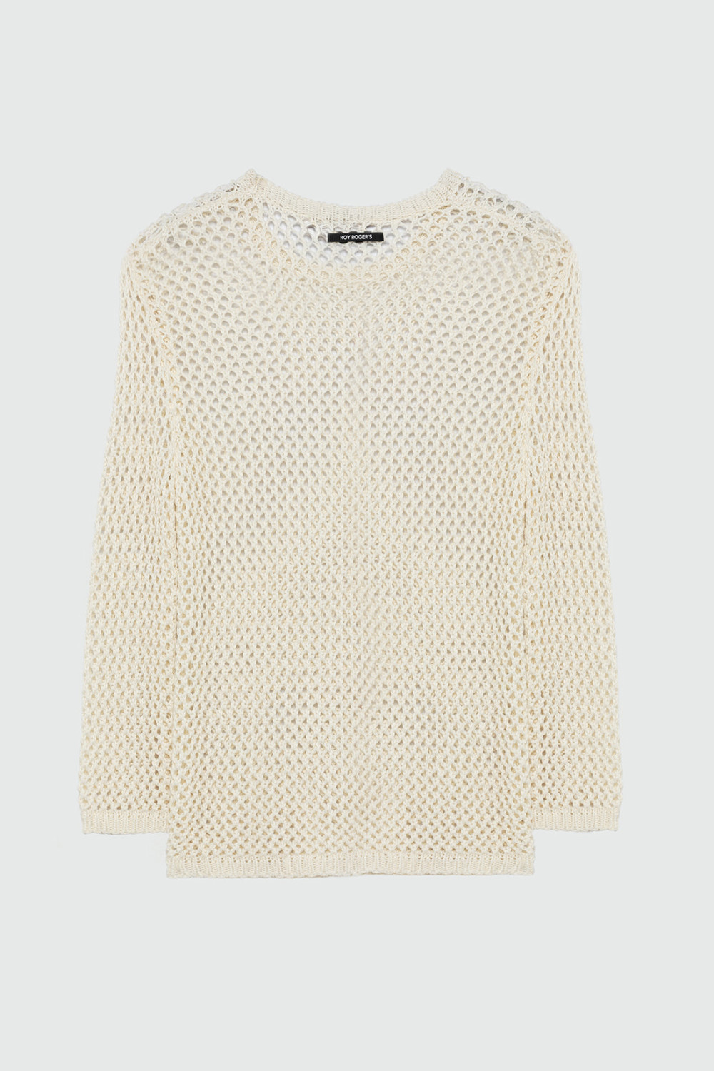 ROY ROGERS: CREW NECK SWEATER IN MESH