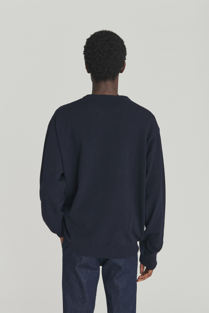 BOX CREWNECK SWEATER IN WOOL