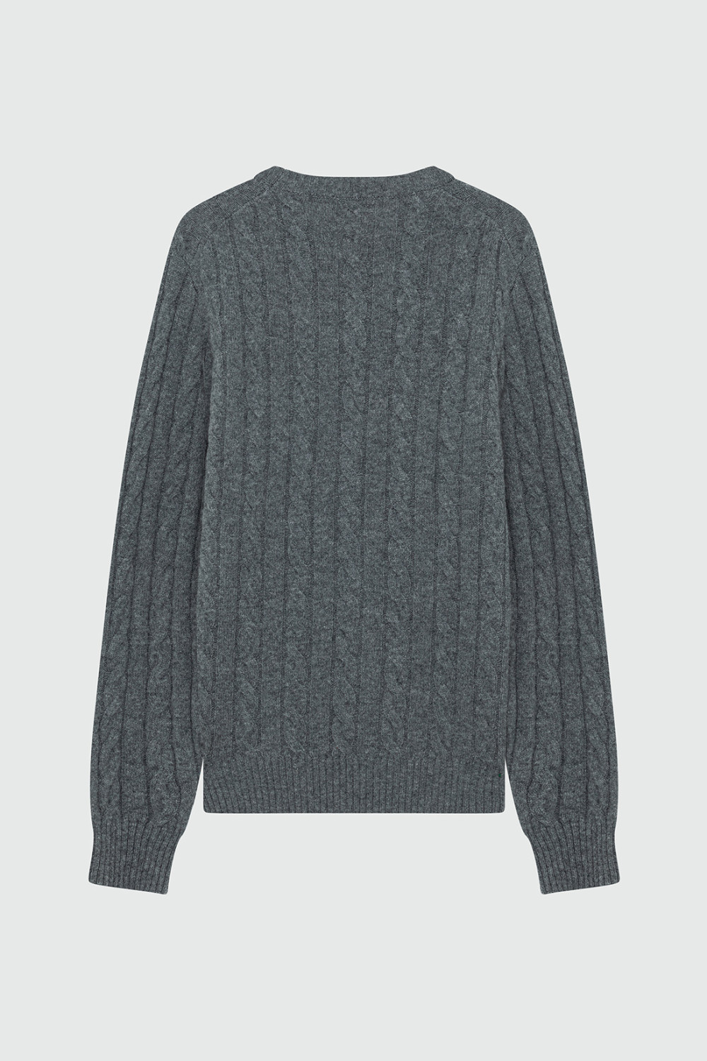 ROY ROGERS: MAGLIONE GIROCOLLO CABLE IN LANA E CASHMERE