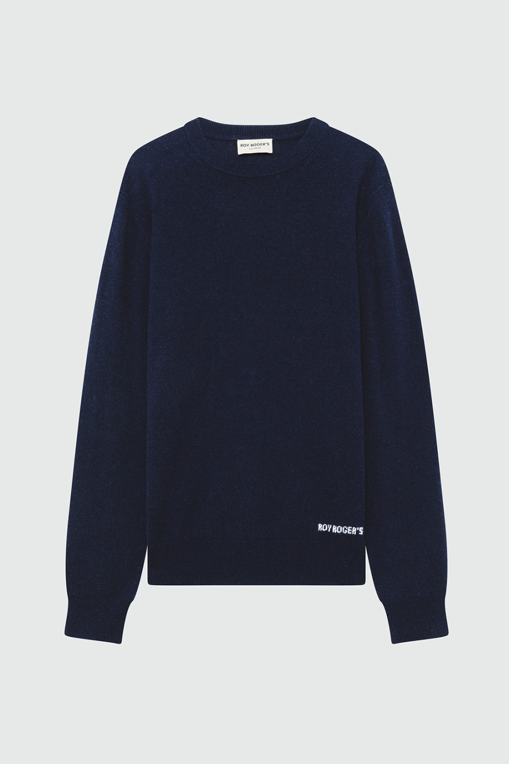 ROY ROGERS: MAGLIONE GIROCOLLO IN LANA E CASHMERE