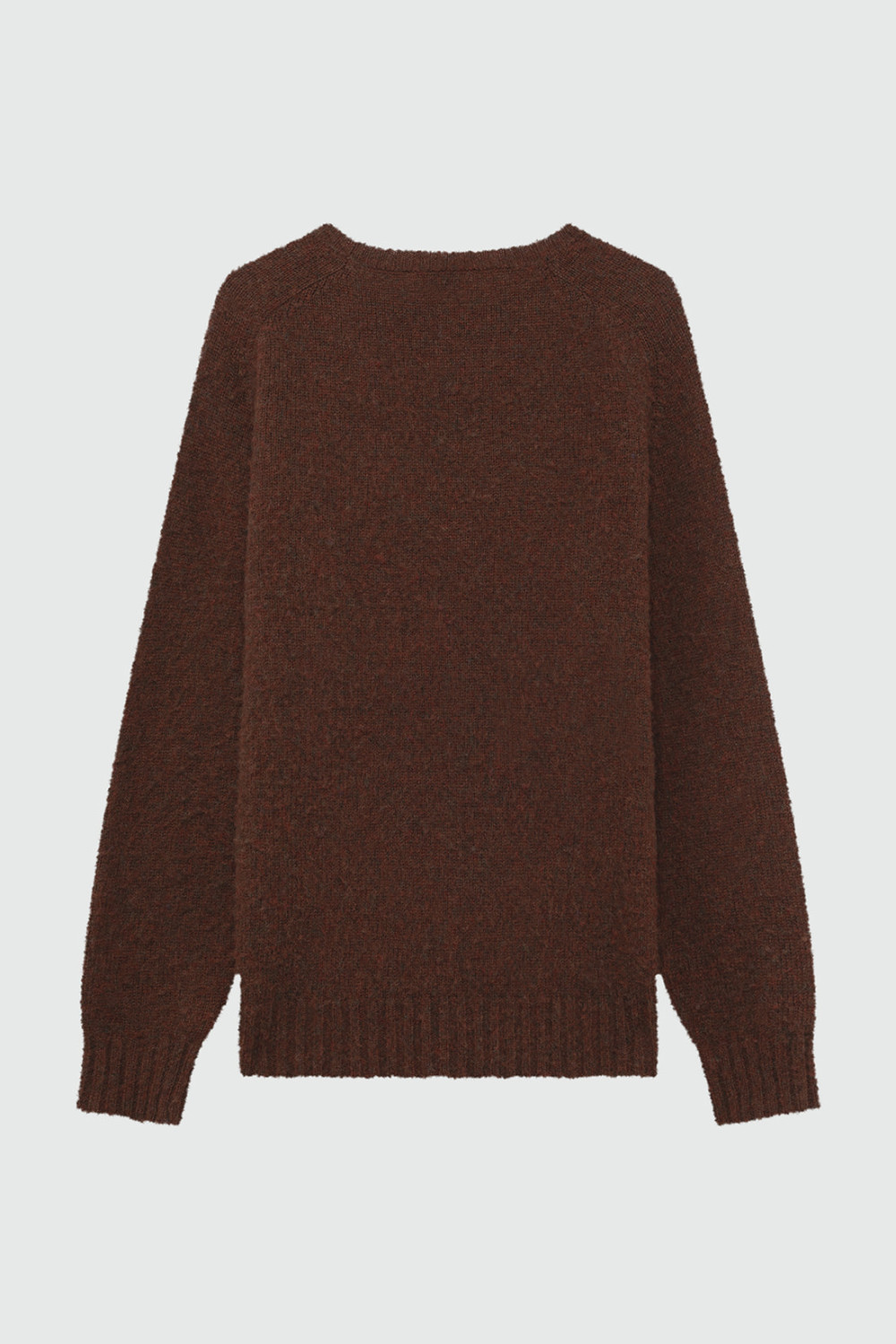 ROY ROGERS: MAGLIONE GIROCOLLO IN LANA SHETLAND
