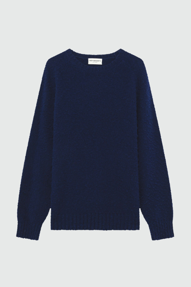 CREWNECK SWEATER IN SHETLAND WOOL