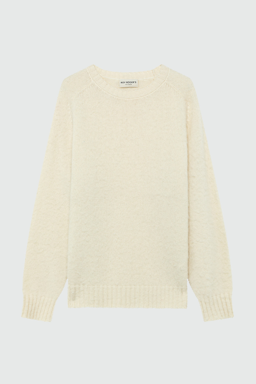 ROY ROGERS: MAGLIONE GIROCOLLO IN LANA SHETLAND