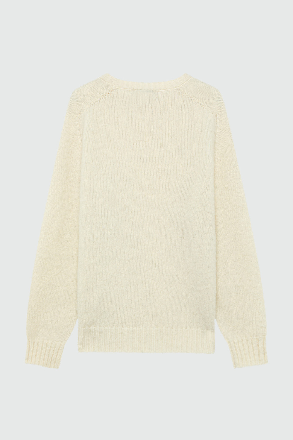 ROY ROGERS: MAGLIONE GIROCOLLO IN LANA SHETLAND