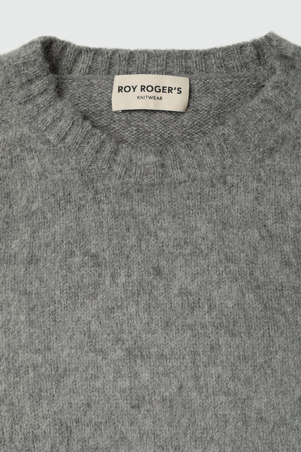 ROY ROGERS: MAGLIONE GIROCOLLO IN LANA SHETLAND