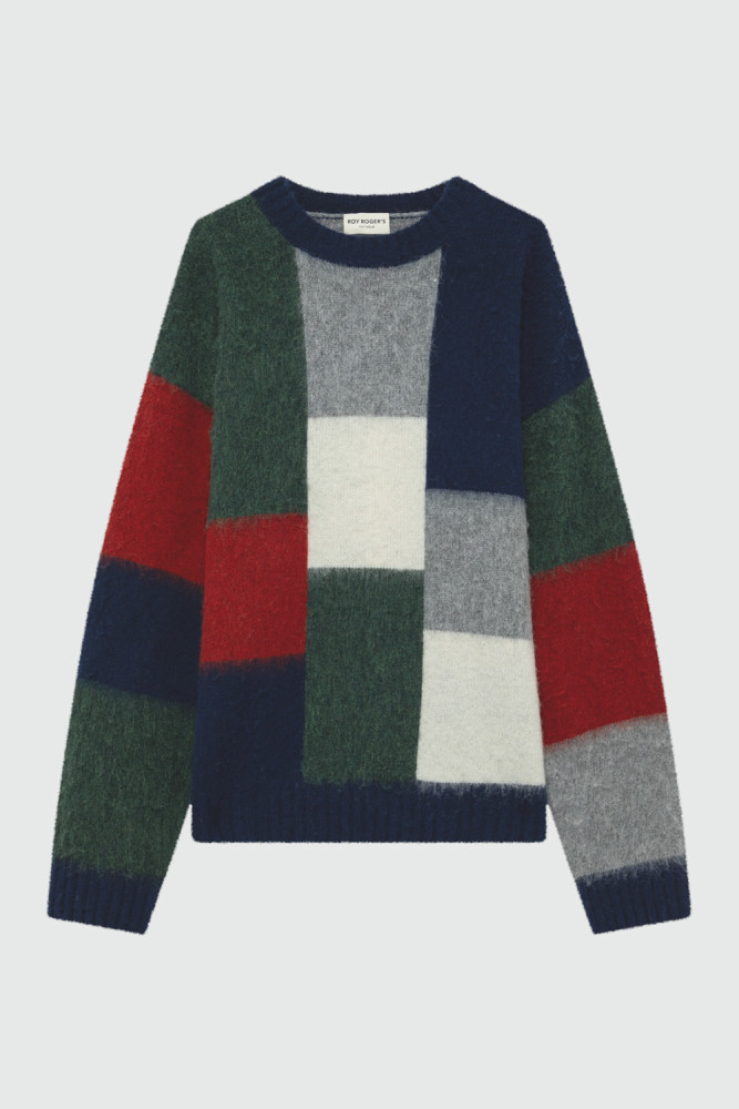 OVERSIZED CREWNECK SWEATER IN SHETLAND WOOL