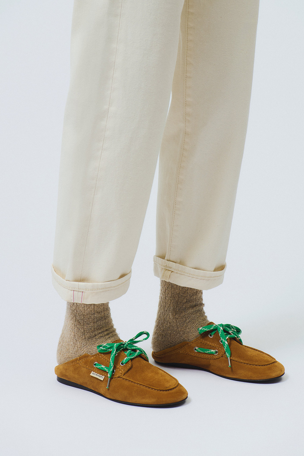 ROY ROGERS: MOCASSINO SABOT IN SUEDEMOCASSINO SABOT IN SUEDE