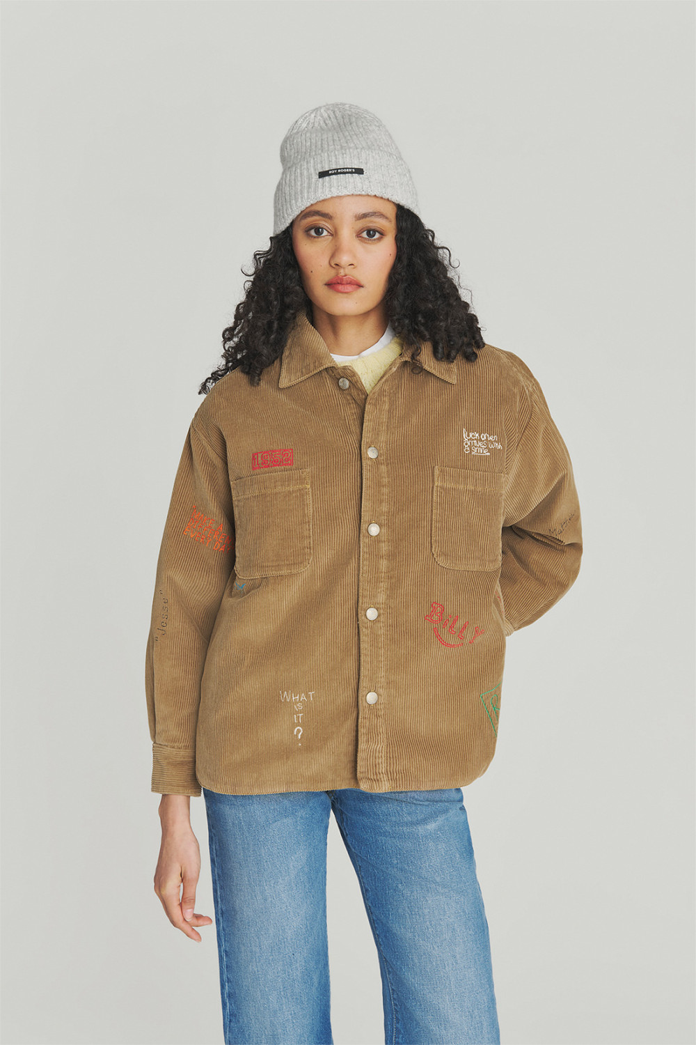 ROY ROGERS: OLD GLORY - CAMICIA IN VELLUTO CON RICAMI