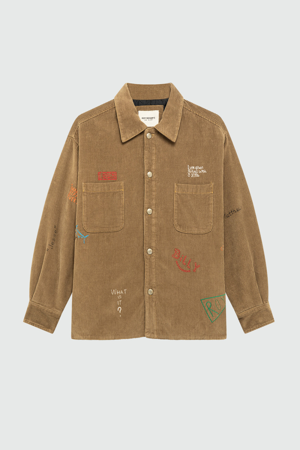 ROY ROGERS: OLD GLORY - CAMICIA IN VELLUTO CON RICAMI