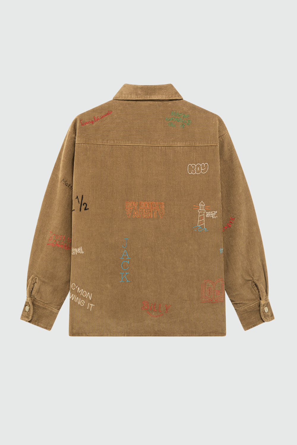 ROY ROGERS: OLD GLORY - CAMICIA IN VELLUTO CON RICAMI