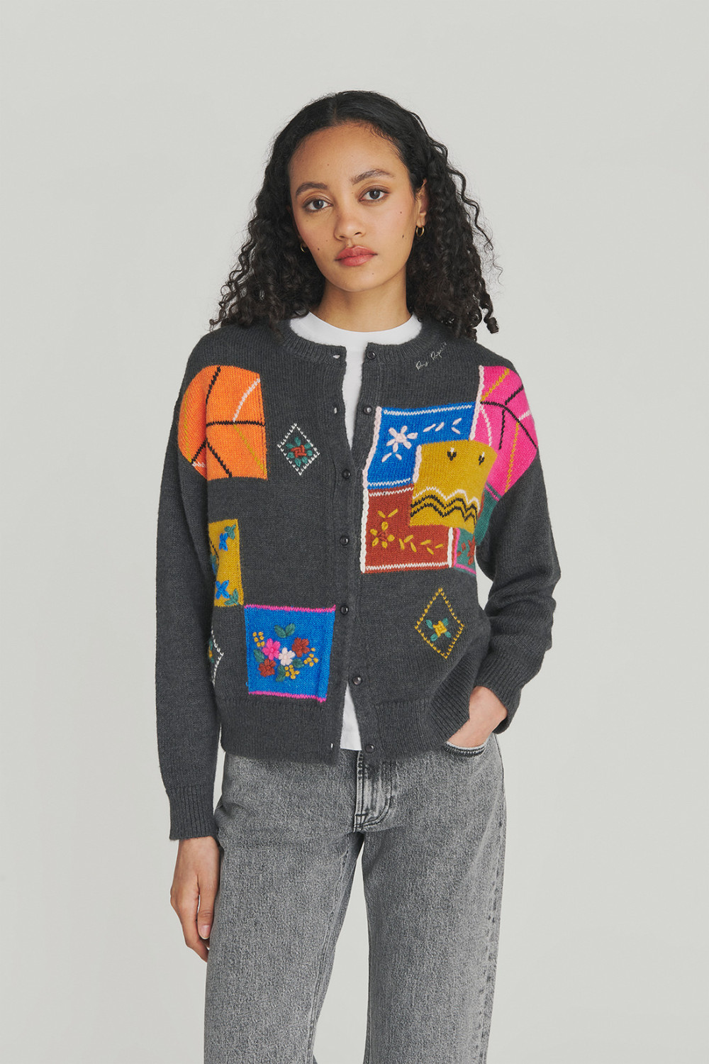 ROY ROGERS: OLD GLORY - CARDIGAN INTARSIA