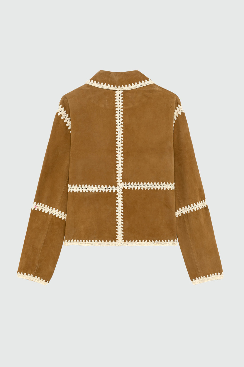 ROY ROGERS: OLD GLORY - CROCHET JACKET IN SUEDE 