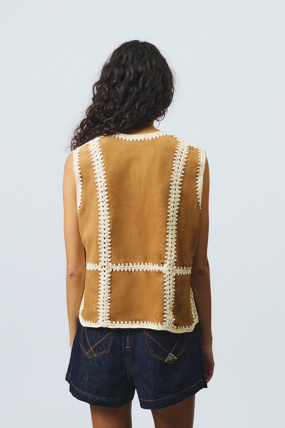 ROY ROGERS: OLD GLORY - RAJA VEST IN SUEDE