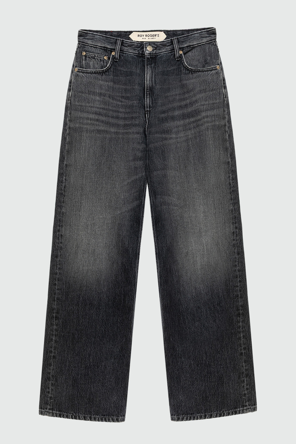 ROY ROGERS: OLD GLORY- SUPER WIDE BLACKBOARD JEANS 