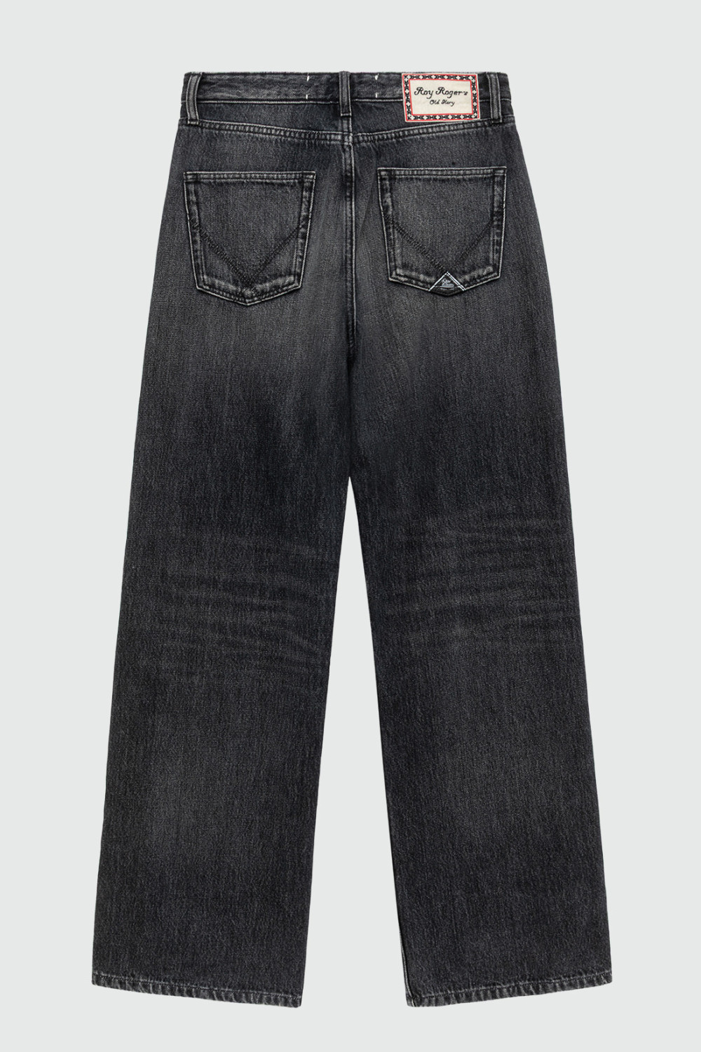 ROY ROGERS: OLD GLORY- SUPER WIDE BLACKBOARD JEANS 